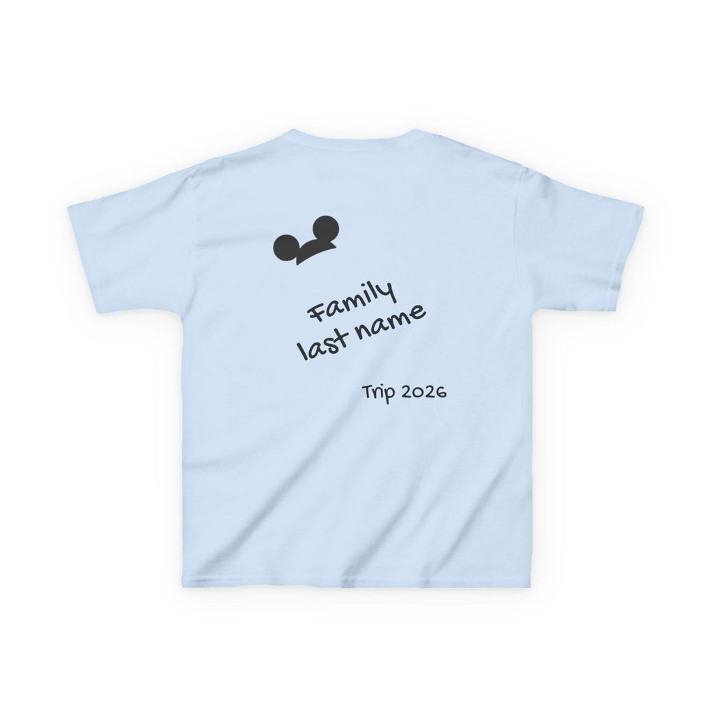 Adventurous Family Trip T-Shirt, Family Vacation Shirt, Softstyle Tee, Matching Family Shirts, Personalized Travel Tee, Kids