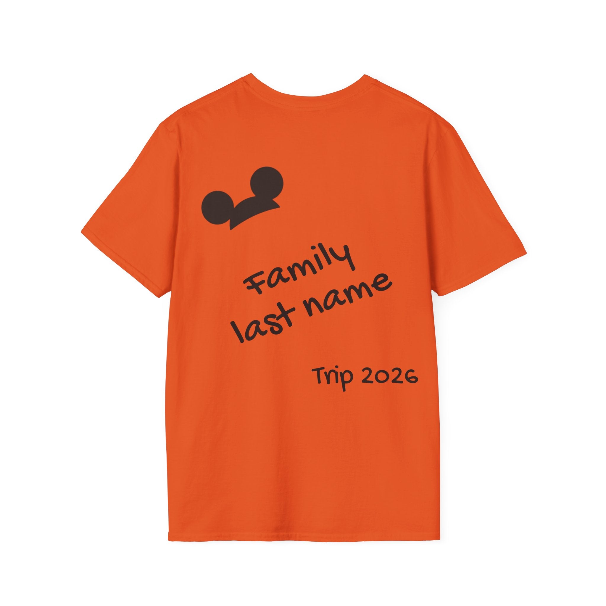 Adventurous Family Trip T-Shirt, Family Vacation Shirt, Softstyle Tee, Matching Family Shirts, Personalized Travel Tee