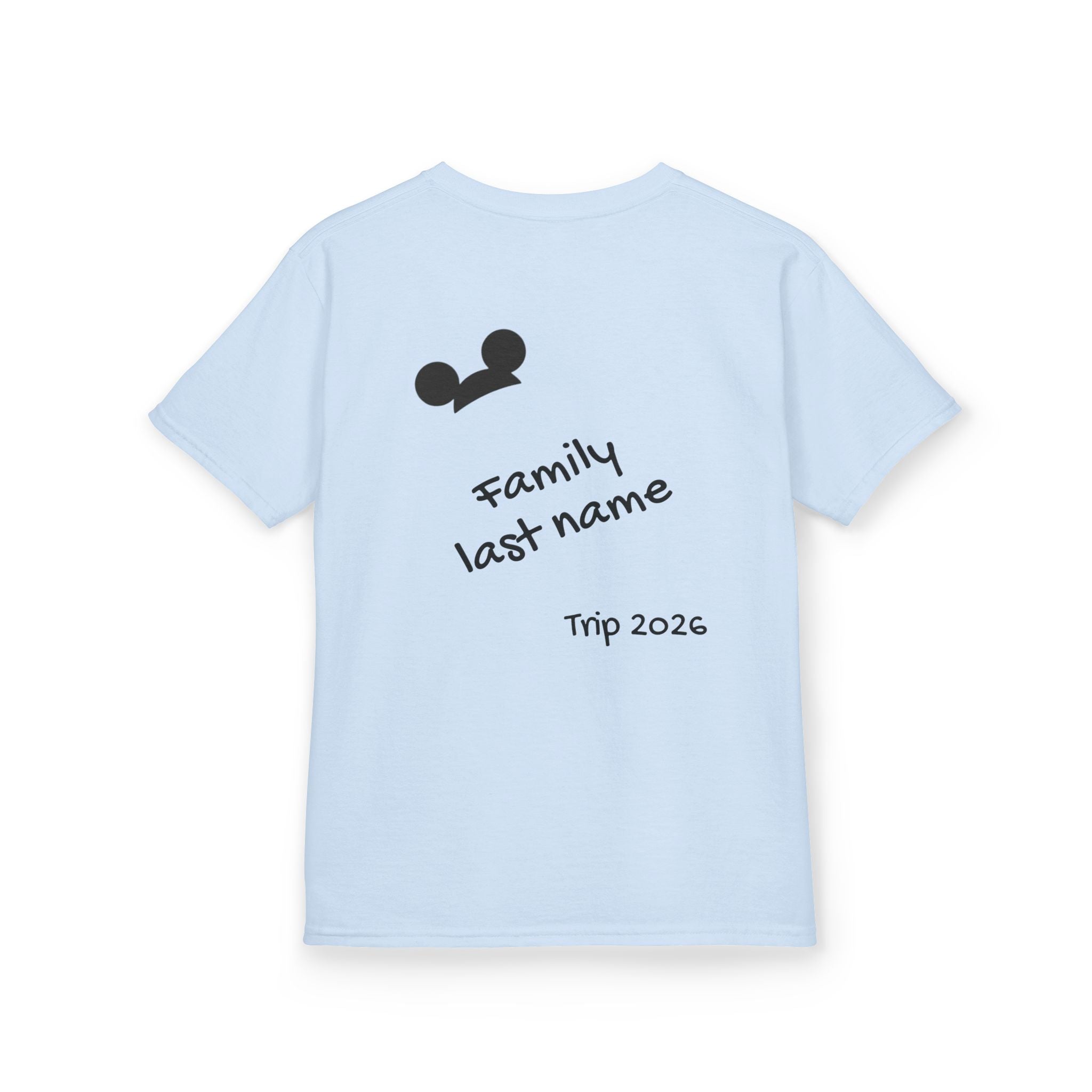 Adventurous Family Trip T-Shirt, Family Vacation Shirt, Softstyle Tee, Matching Family Shirts, Personalized Travel Tee, Kids